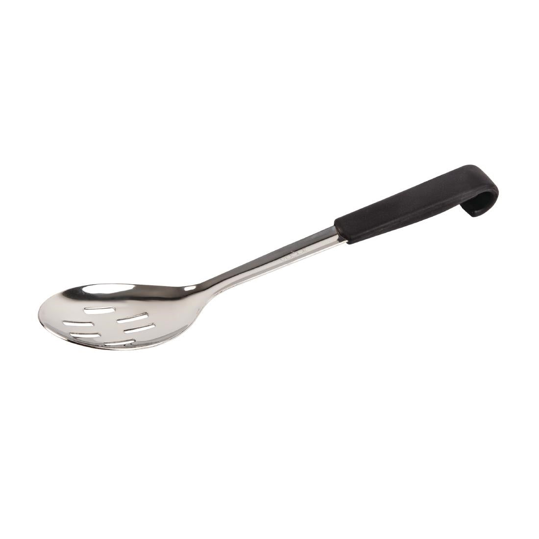 Vogue Slotted Serving Spoon Black Handle product image