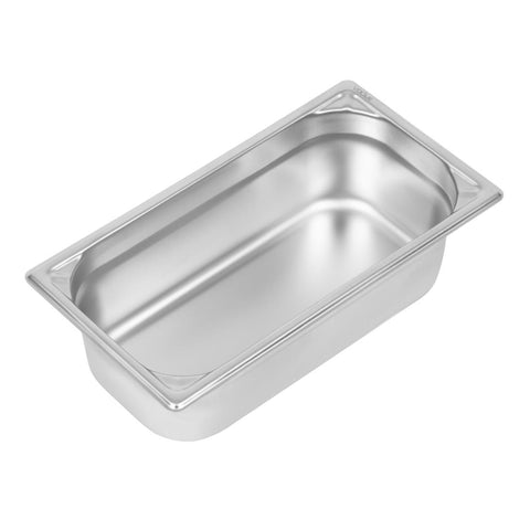 Vogue Heavy Duty Stainless Steel 1/3 Gastronorm Tray 100mm