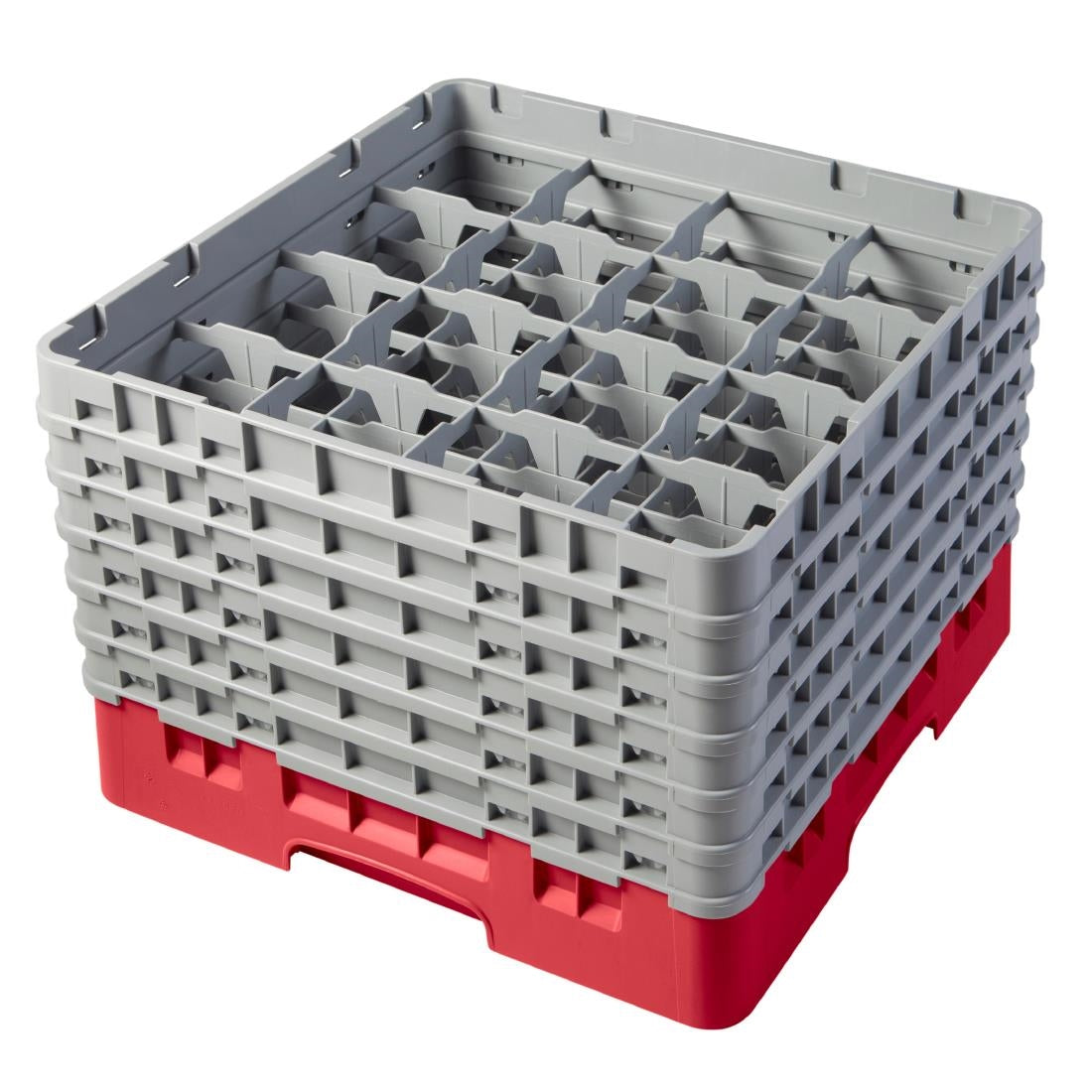 Cambro Camrack Red 16 Compartments Max Glass product image