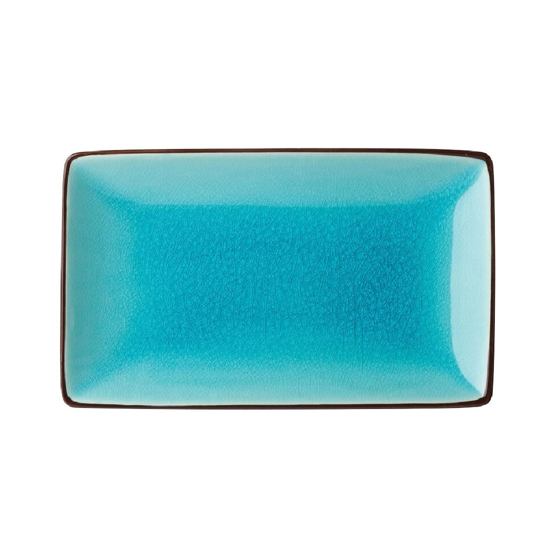 Utopia Soho Aqua Rectangular Plates 210x140mm product image