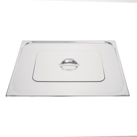 Vogue Stainless Steel 2/1 Gastronorm Lid