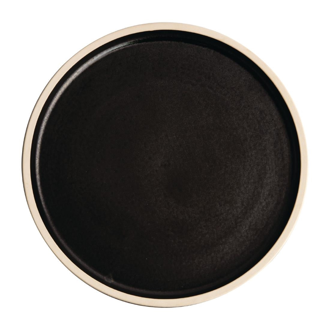 Olympia Canvas Flat Round Plate Delhi Black product image
