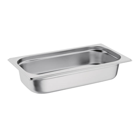 Vogue Stainless Steel 1/3 Gastronorm Tray 65mm