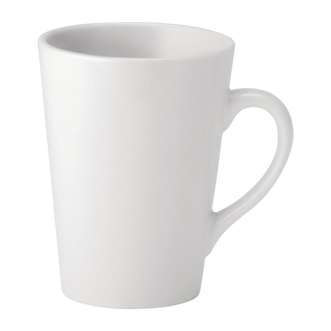 Utopia Pure White Latte Mugs 250ml product image