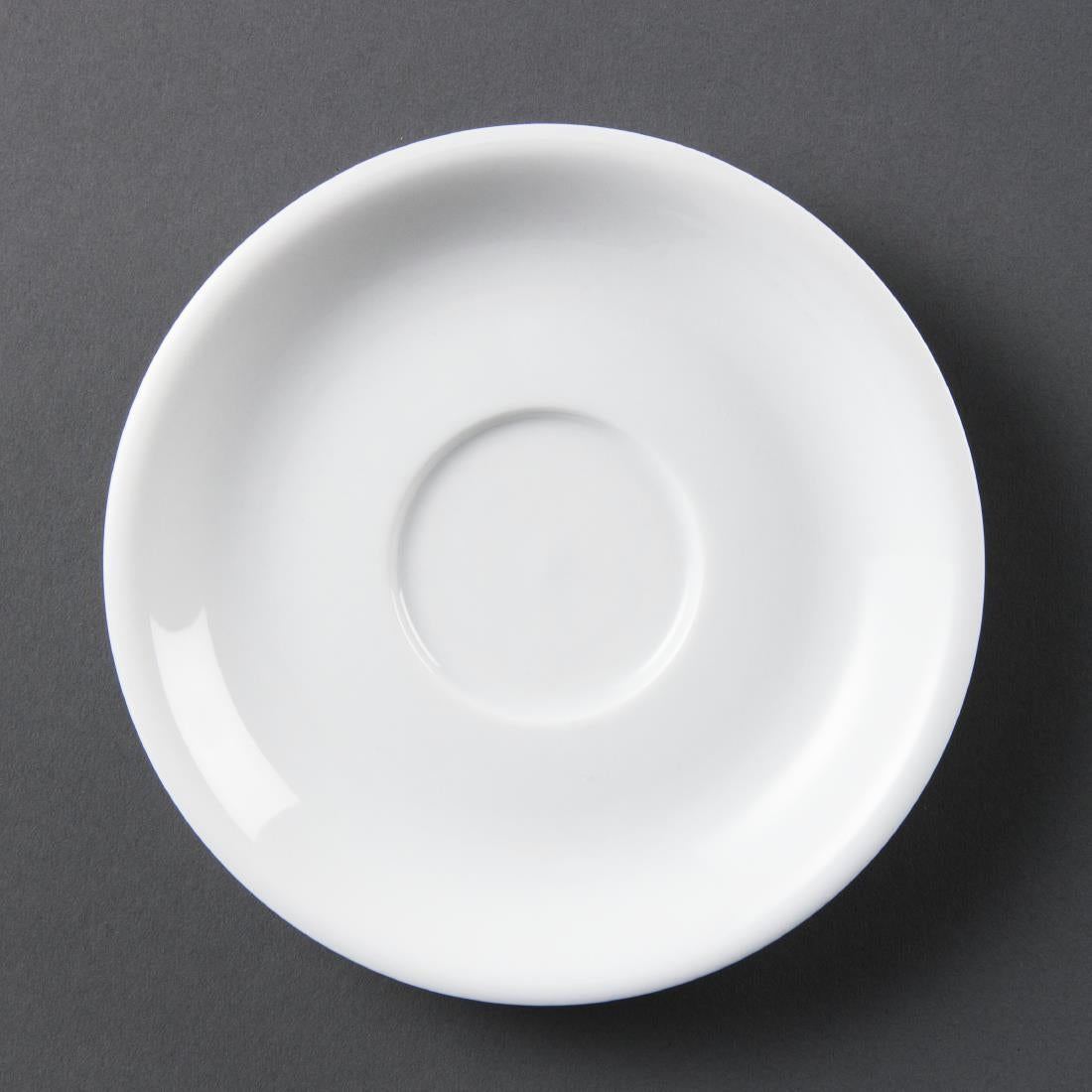 Olympia Whiteware Cappuccino Saucers product image