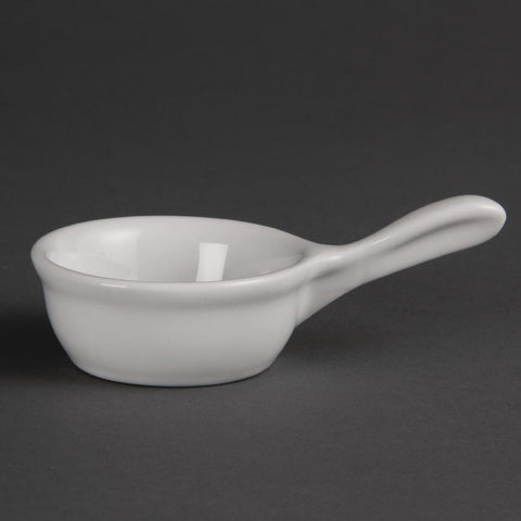 Olympia Whiteware Miniature Pan Shaped Bowls product image
