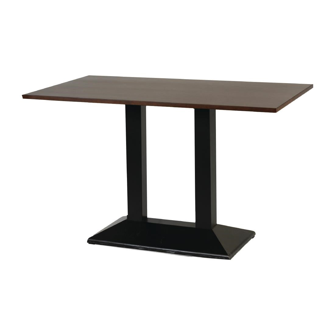 Turin Metal Base Pedestal Rectangle Table product image