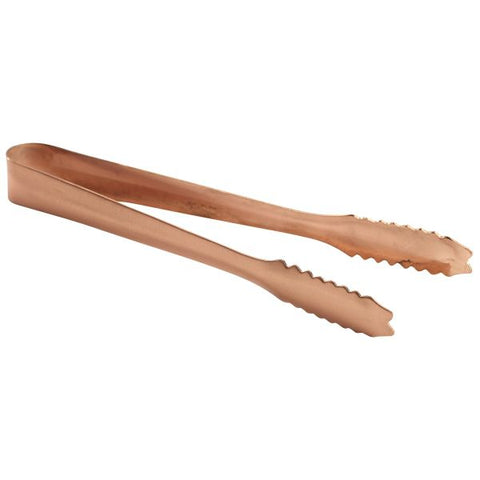 Genware 62503C Copper Ice Tongs 7"