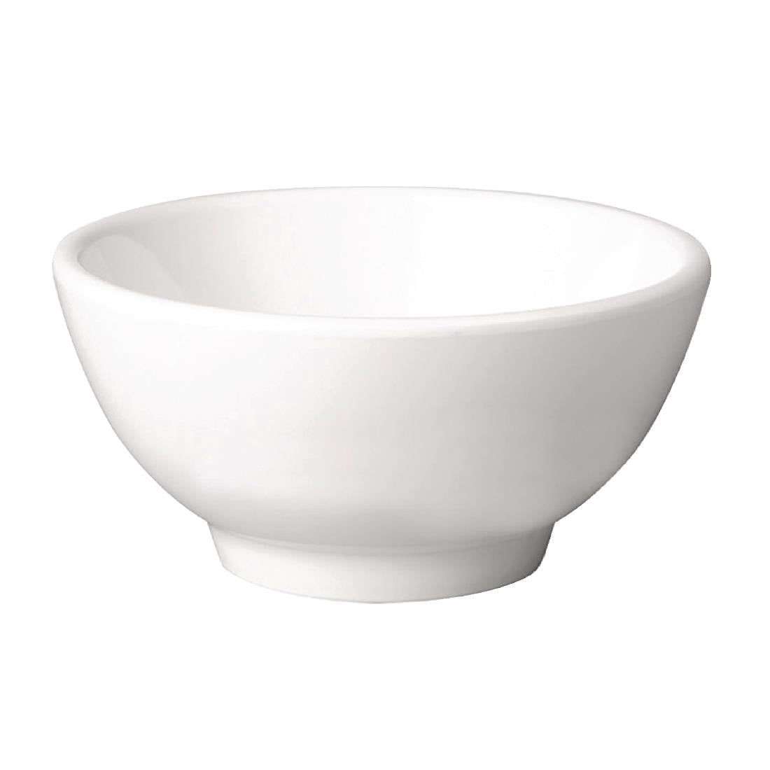 APS Pure Melamine White Round Mini Bowl 55mm product image