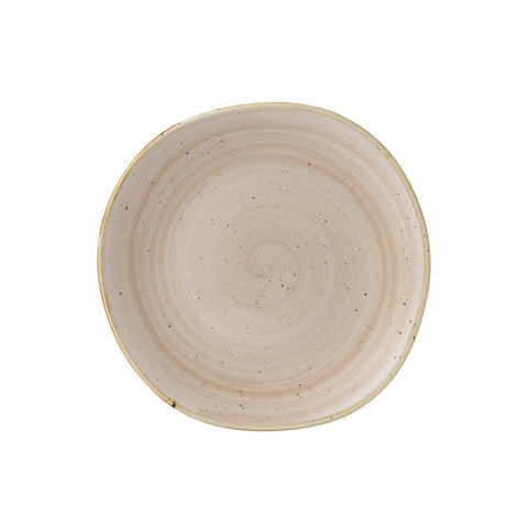 ChurchillÂ  Stonecast Round Plate Nutmeg Cream 264mm (Pack of 12)