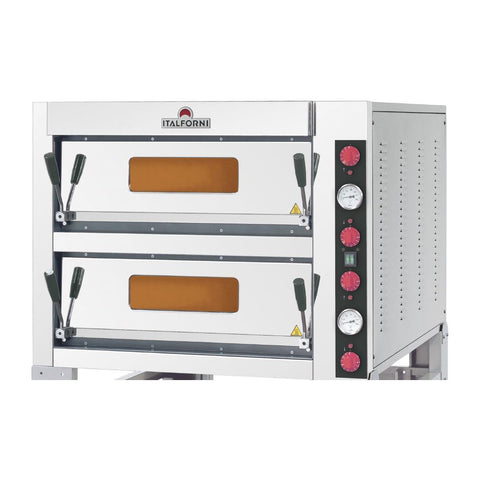 Italforni TKA2 Twin Deck Electric Pizza Oven 8 x 13" Pizzas