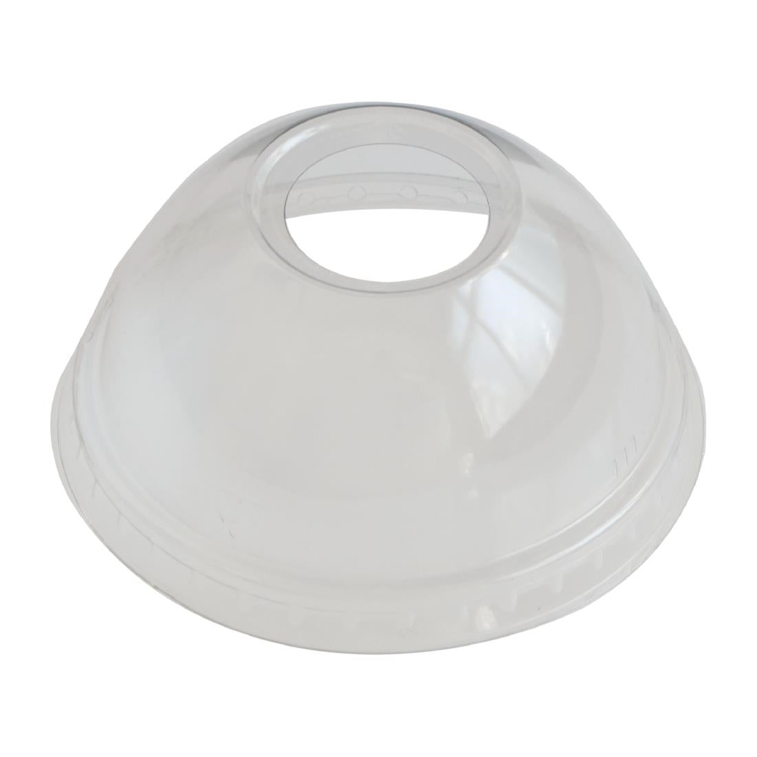 eGreen RPET Dome Lid with Straw Hole 93mm product image