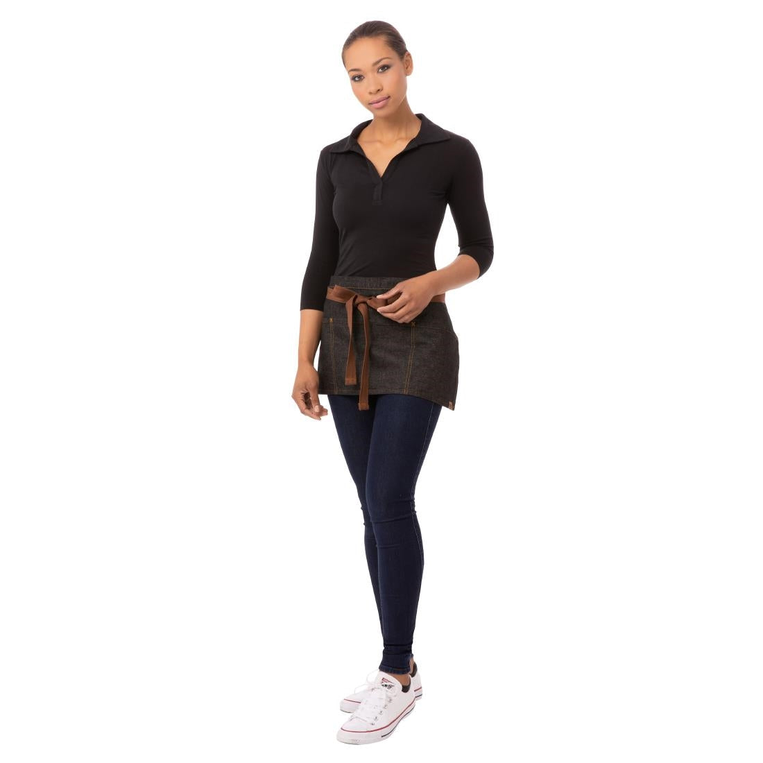 Chef Works Urban Memphis Waist Apron Black product image
