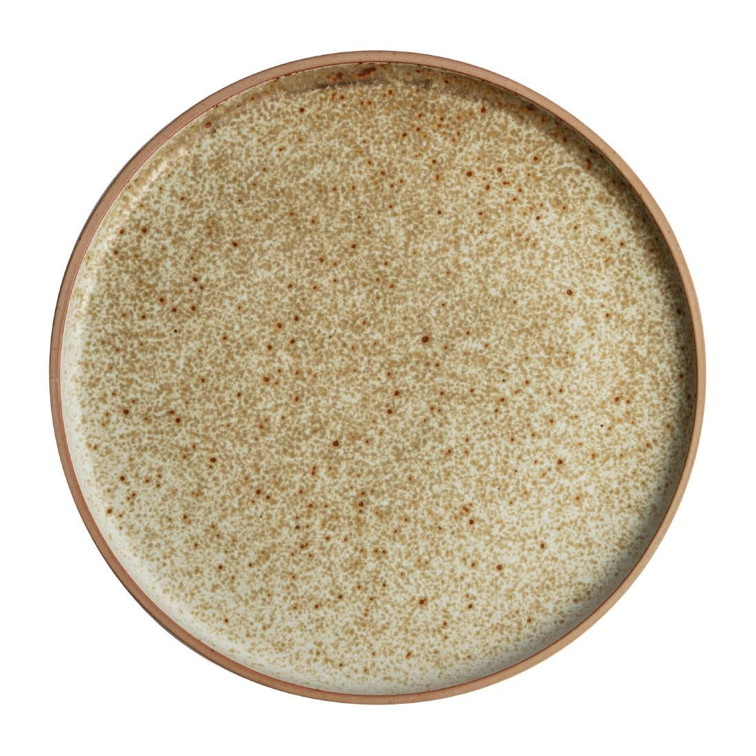 Olympia Canvas Flat Round Plate Wheat 250mm product image