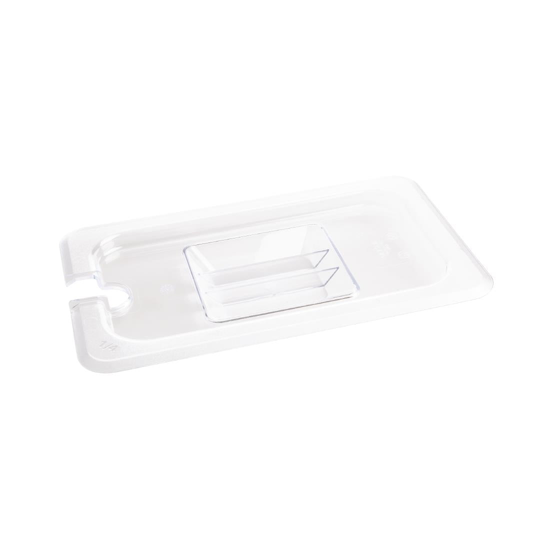 Vogue Polycarbonate 1/4 Gastronorm Lid product image