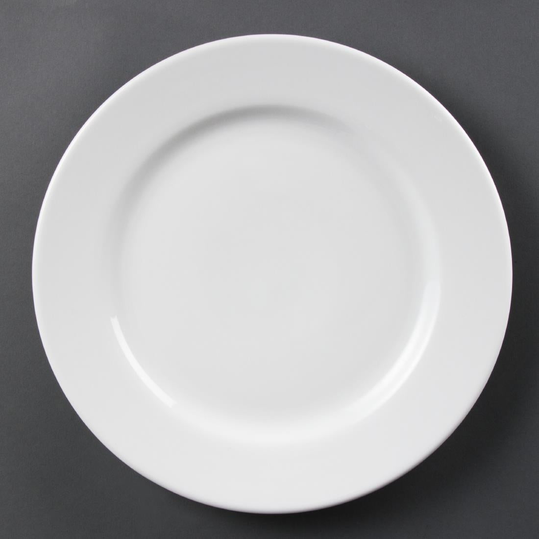 Olympia Whiteware Wide Rimmed Plates 310mm product image