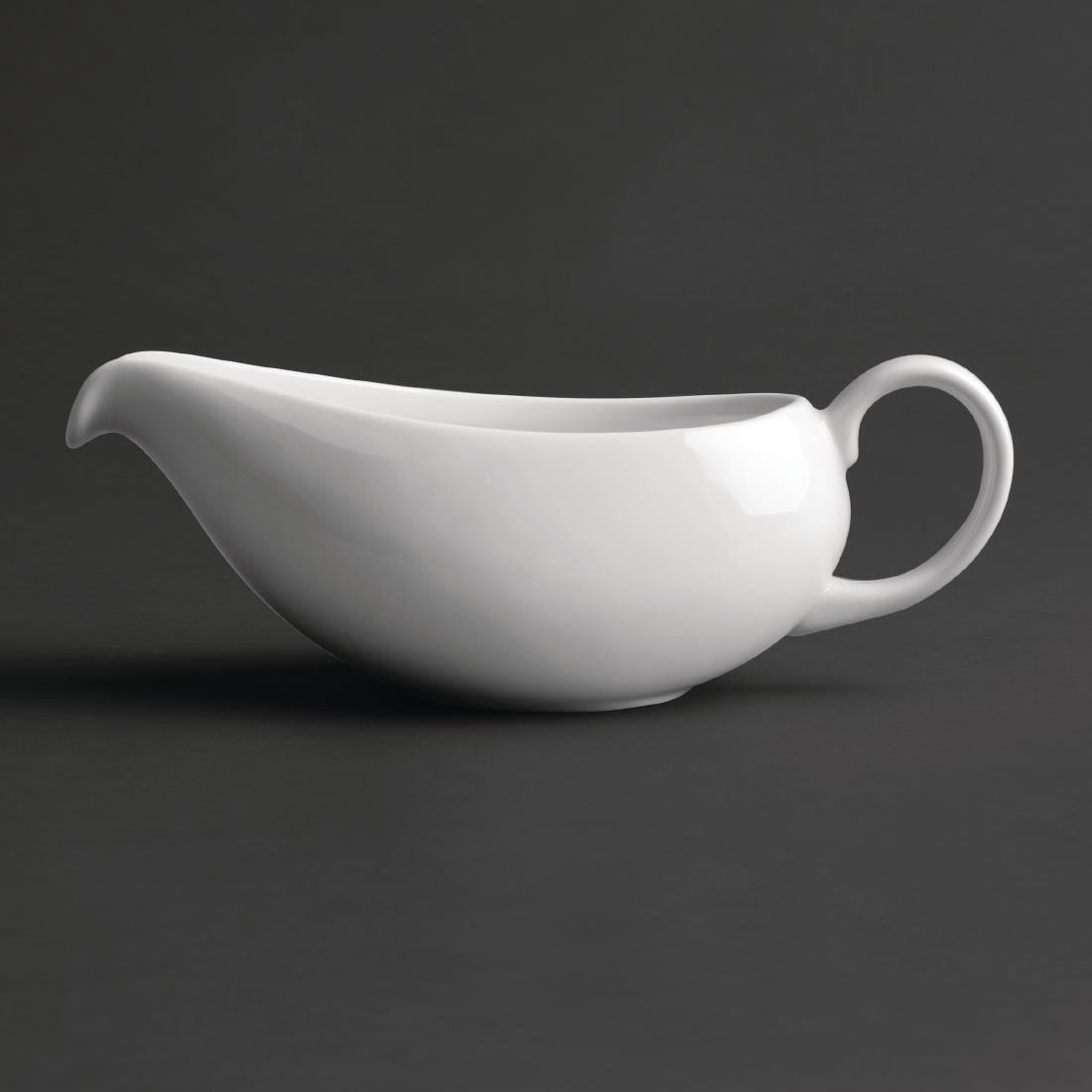 Royal Porcelain Classic White Gravy Boat product image
