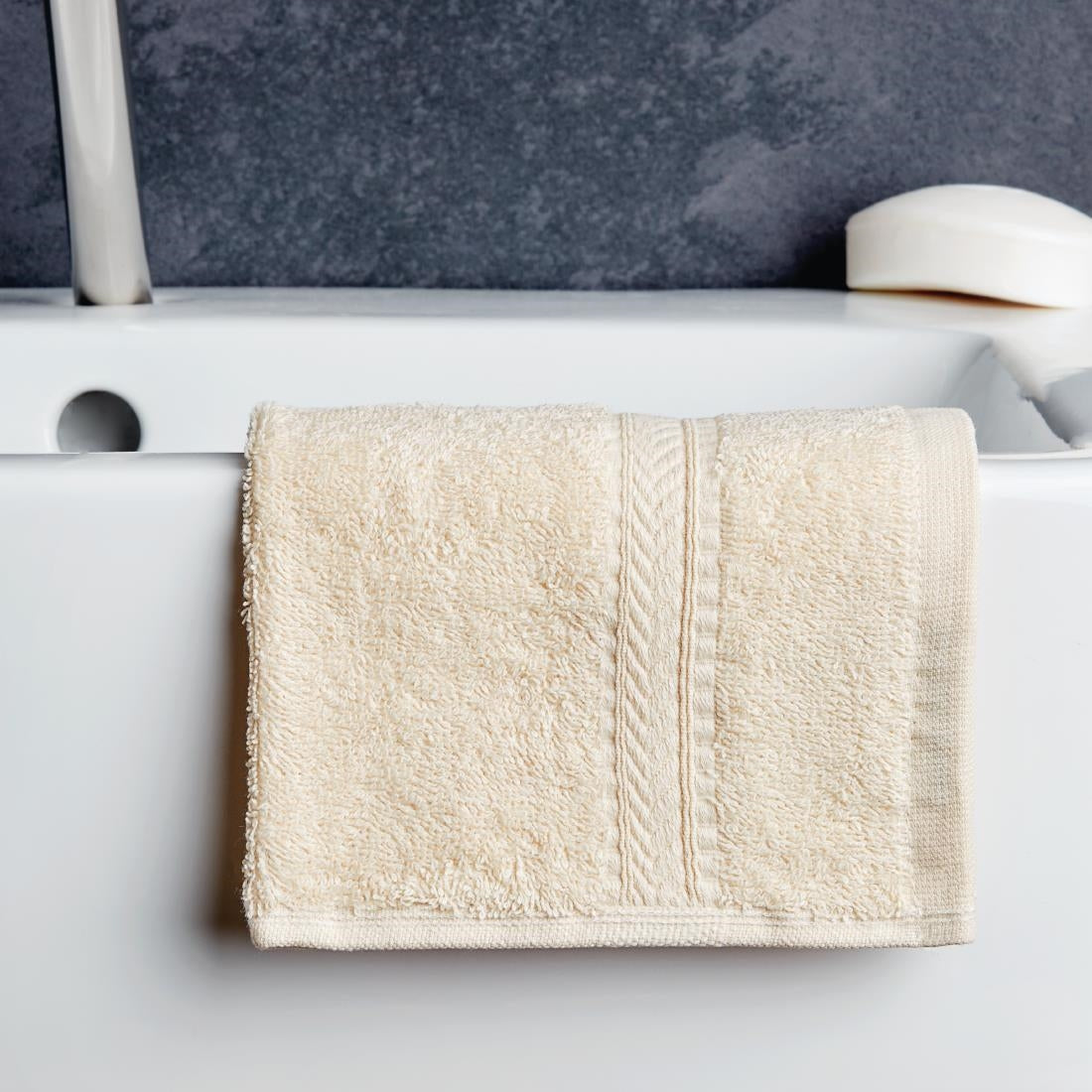 Mitre Essentials Nova Face Cloth Cream product image