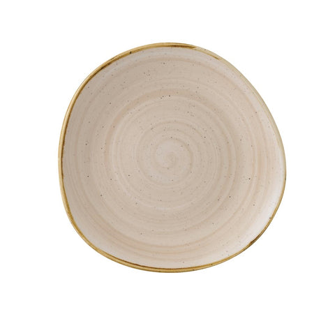 ChurchillÂ  Stonecast Round Plate Nutmeg Cream 288mm (Pack of 12)