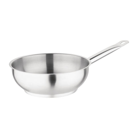 Vogue Stainless Steel SautÃ© Pan 200mm
