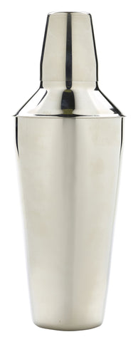 Genware 6781 S/St.Cocktail Shaker 25cm Tall 750ml