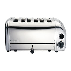 Dualit 6-Slot Bun Toaster Metallic Silver 61028
