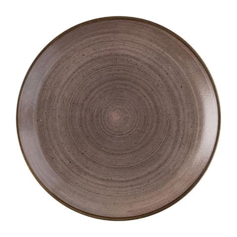 Churchill Stonecast Raw Evolve Coupe Plate Brown 286mm (Pack of 12)