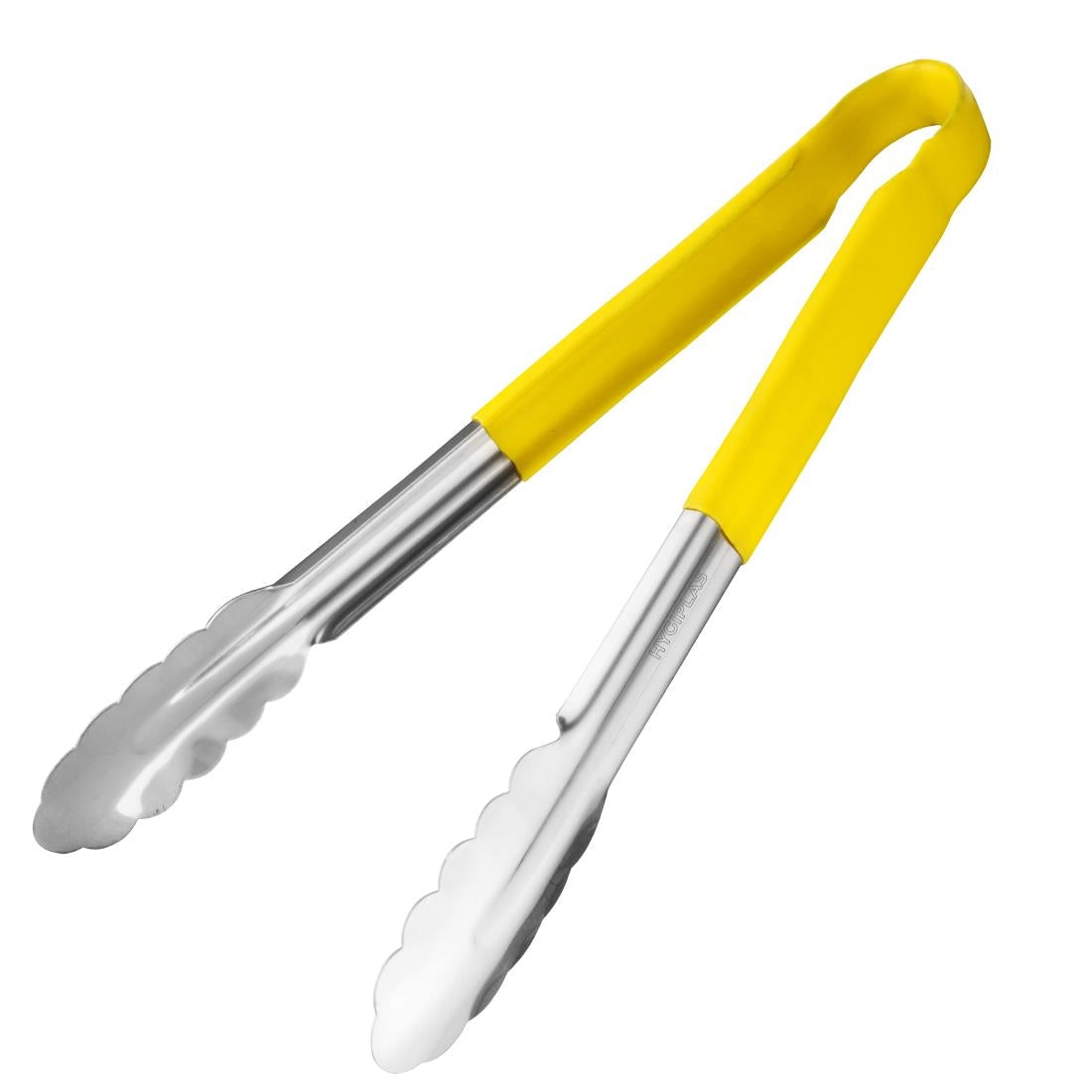 Hygiplas Colour Coded Yellow Serving Tongs product image