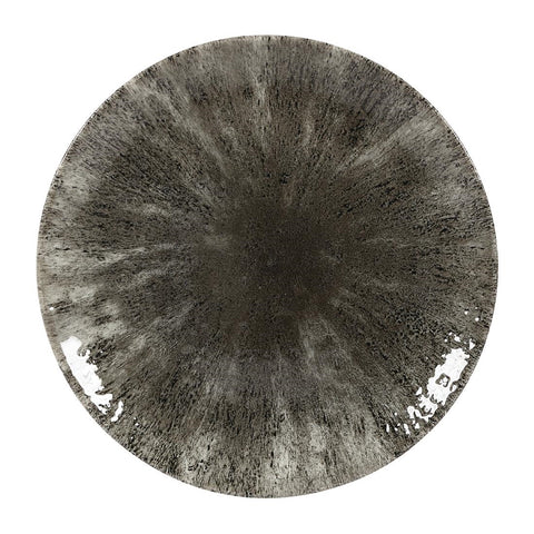 Churchill Stone Quartz Black Evolve Coupe Plates 217mm (Pack of 12)