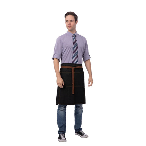 Chef Works Urban Memphis Bistro Apron Black