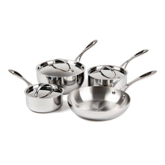 Vogue Tri Wall Pan Set | Pack of 4 with Lids