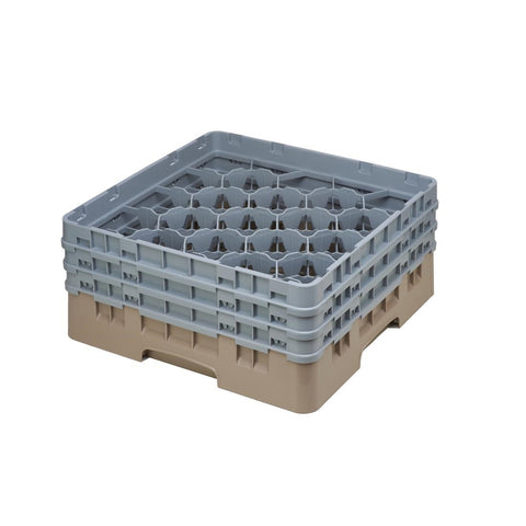 Cambro Camrack Beige 36 Compartments Max Glass Height 273mm