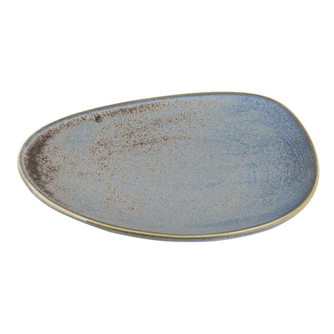 Olympia Ember Blue Triangle Plates 308x255mm (Pack of 4)