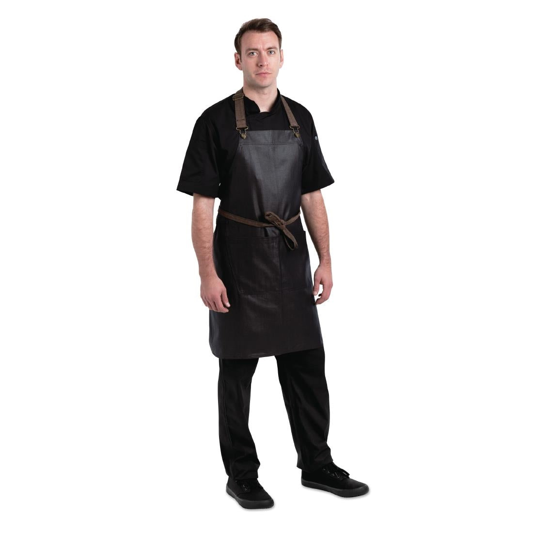 Chef Works Urban Wet Look Boulder Bib Apron product image