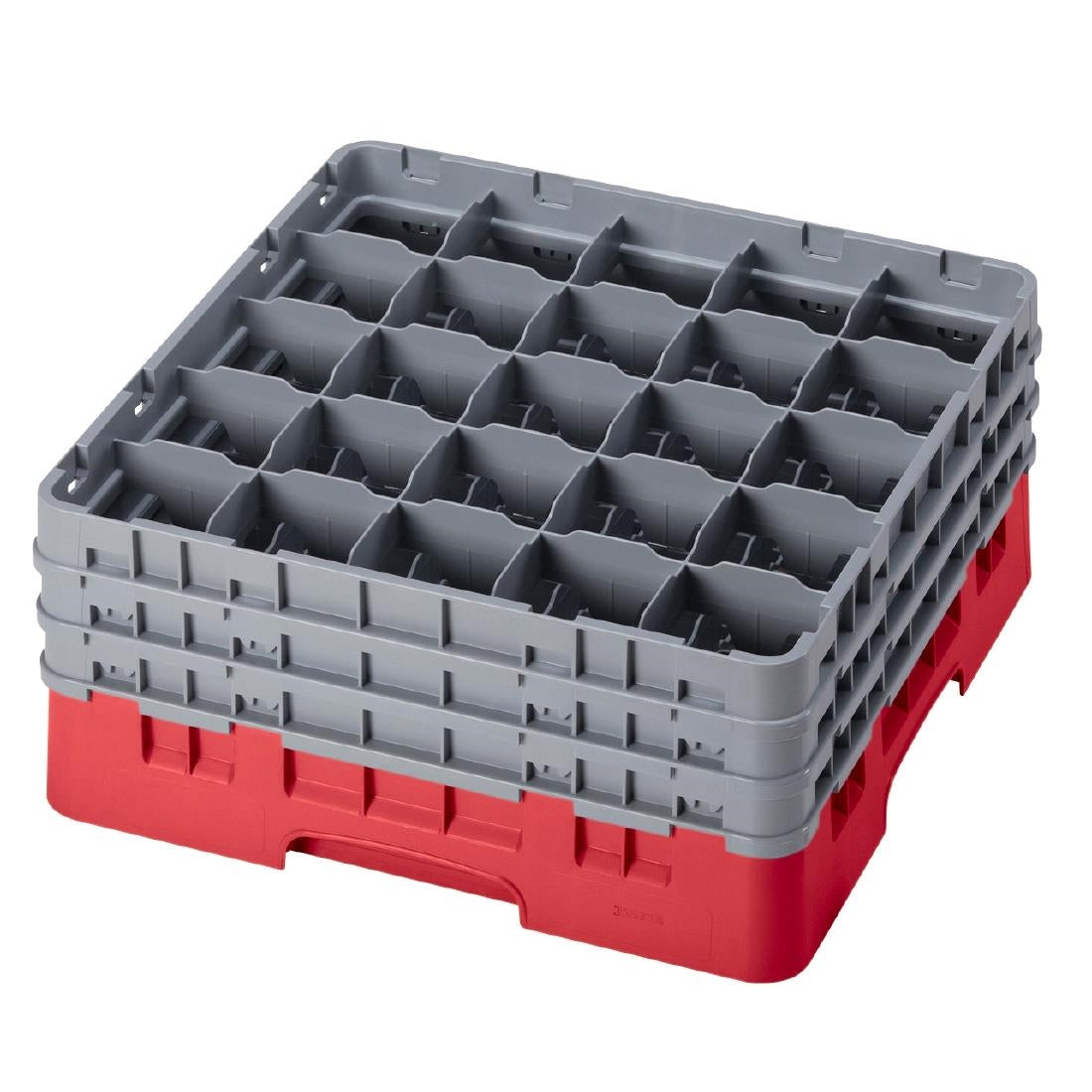Cambro Camrack Red 25 Compartments Max Glass product image