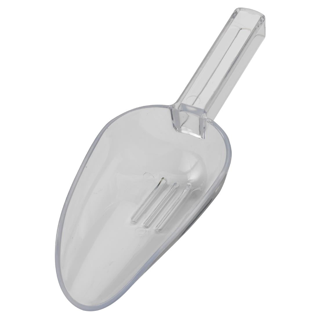 Beaumont Clear Plastic Ice Drainer Scoop 7oz product image