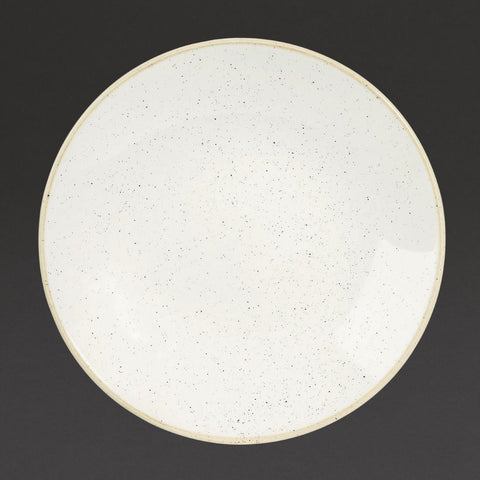 Churchill Stonecast Deep Coupe Plates Barley White 220mm (Pack of 12)
