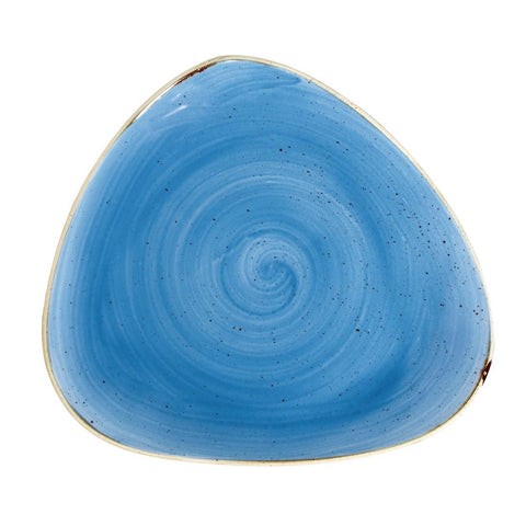 Churchill Stonecast Triangle Plate Cornflower product image