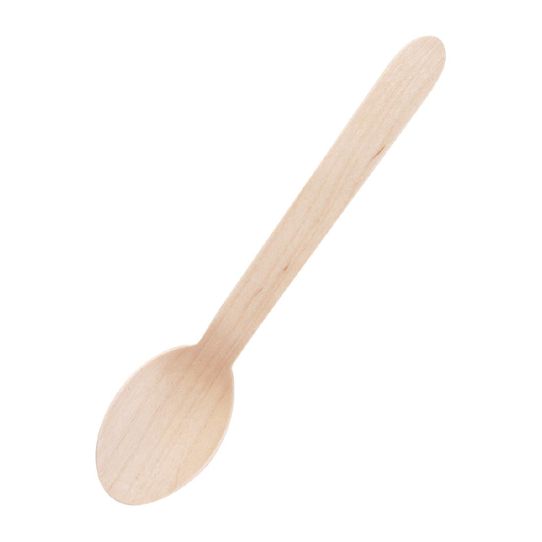 Fiesta Compostable Wooden Dessert Spoons product image