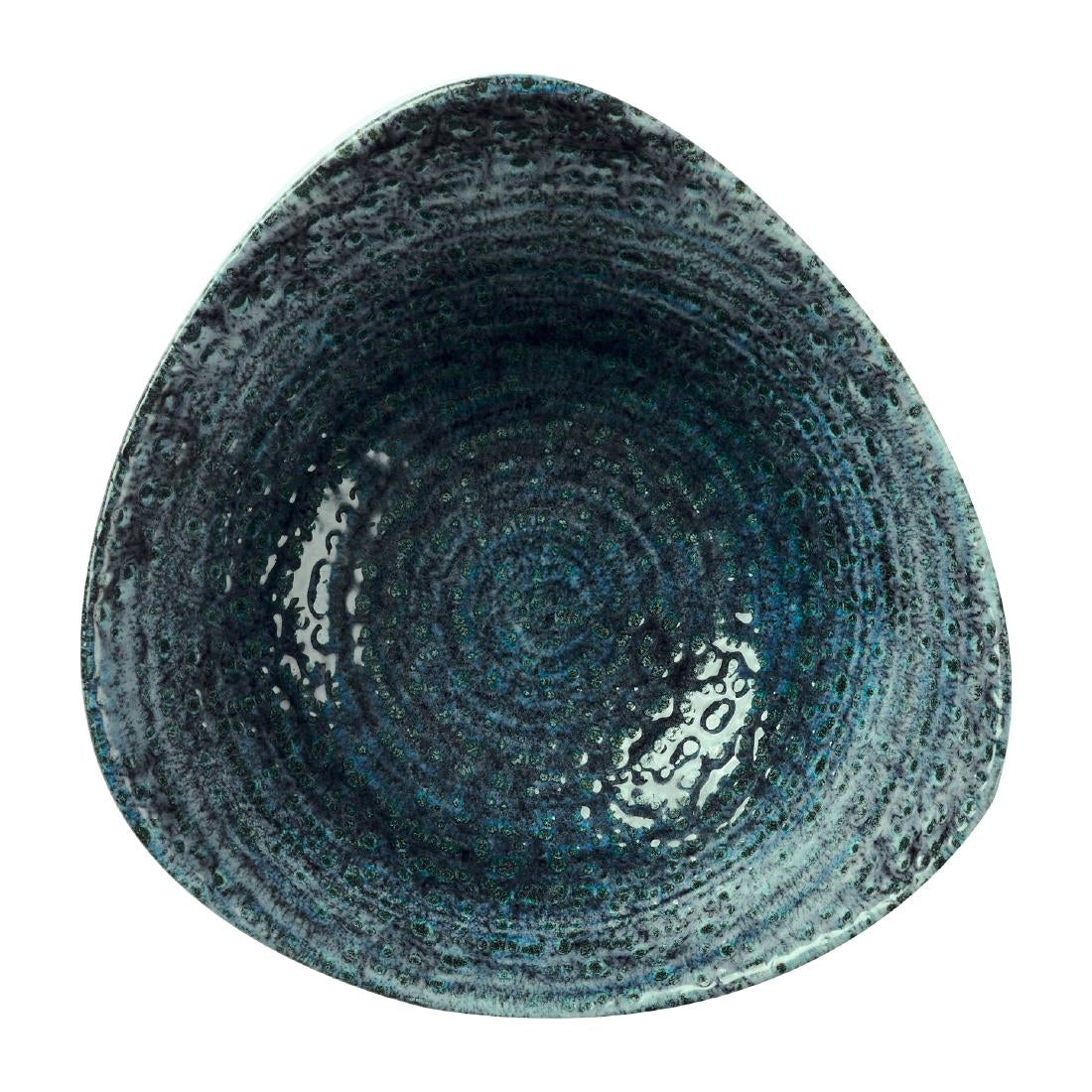 Churchill Homespun Chroma Blue Triangle Bowl product image