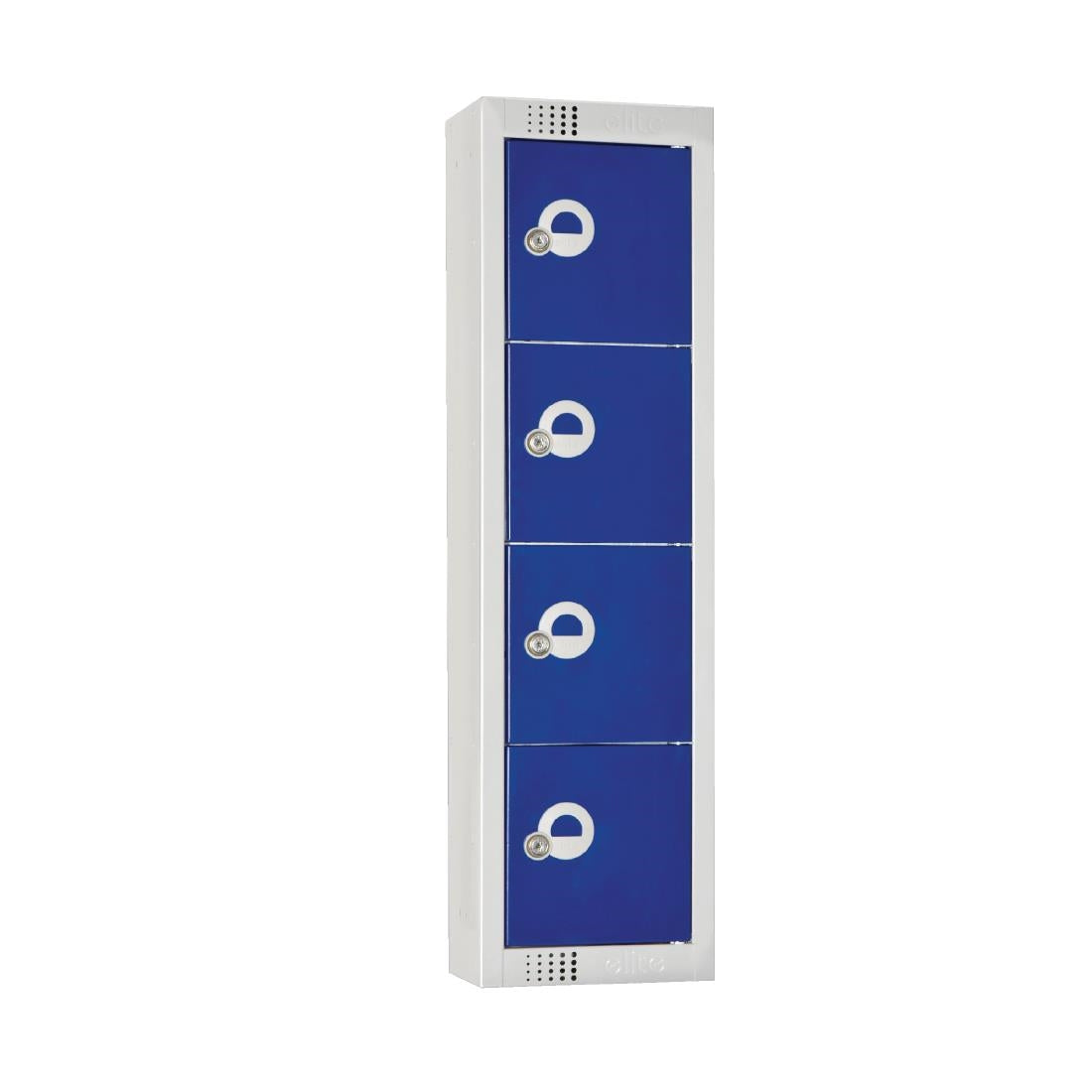 Elite Personal Effects Locker 4 Door Blue product image