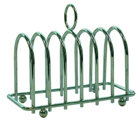 Genware 701614 Chrome Horseshoe 6 Slice Toast Rack