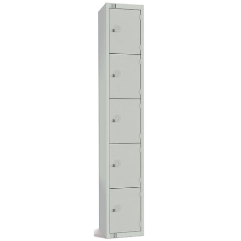 Elite Five Door Coin Return Locker Grey product image