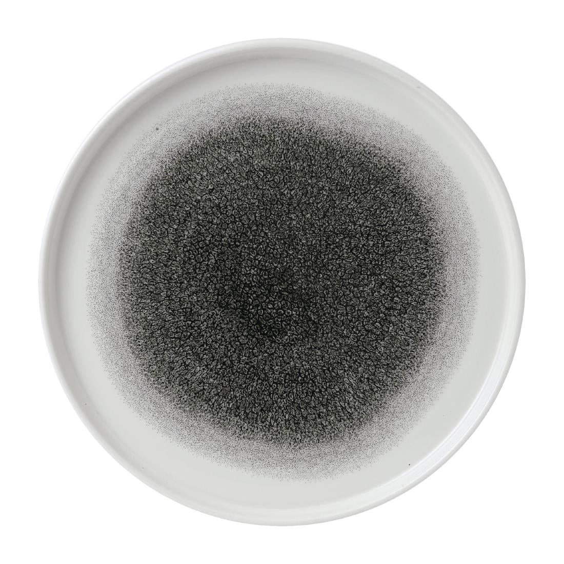 Churchill Raku Walled Plates Quartz Black product image