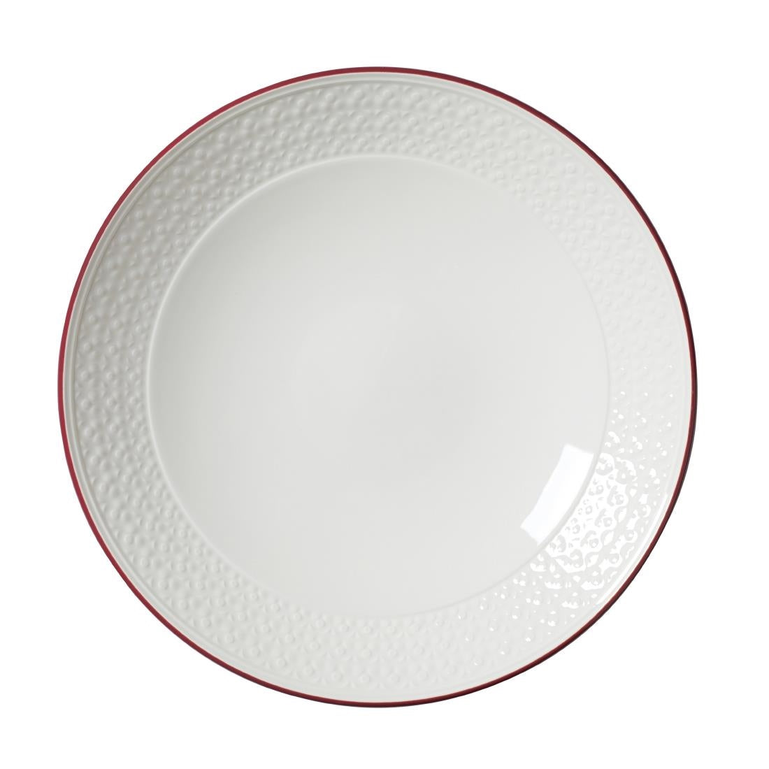 Steelite Bead Maroon Band Coupe Bowls 259mm product image
