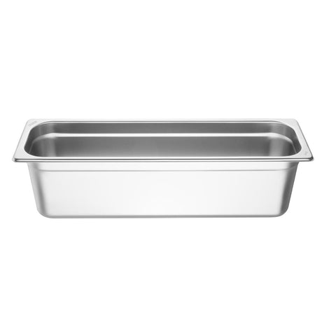 Vogue Stainless Steel Gastronorm 2/4 Tray 150mm