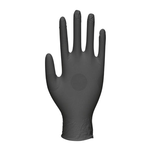Biotouch Single Use Glove Black Nitrile Powder Free Size Medium (Pack of 100)