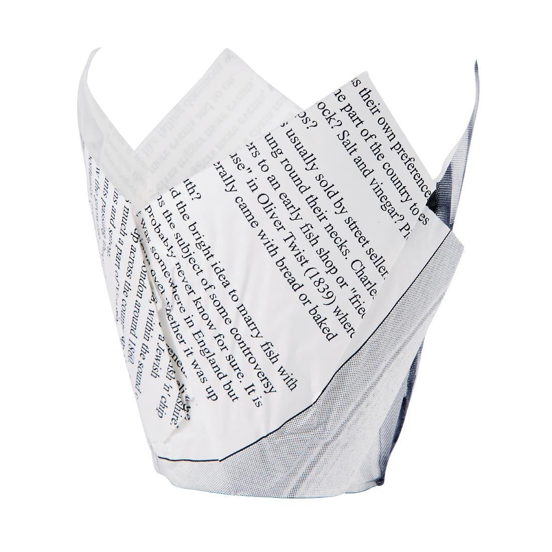 Grease-Resistant Paper Chip Crowns Newspaper product image