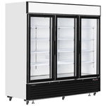 Tefcold LGF7500 Triple Glass Door Display Freezer 2050 Ltr - Advantage Catering Equipment
