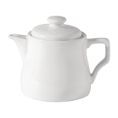 Utopia Titan White Porcelain Teapots 460ml (Pack of 6)